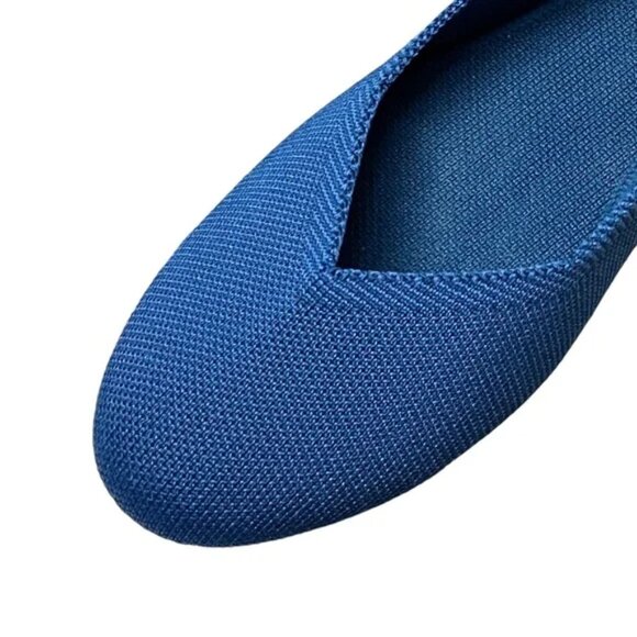 ROTHY’S super comfy The Flat in Deep Ocean Women’s Size 9.5 with inserts EUC - Picture 11 of 15